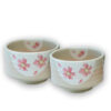 Beige with Pink Flowers Bowl