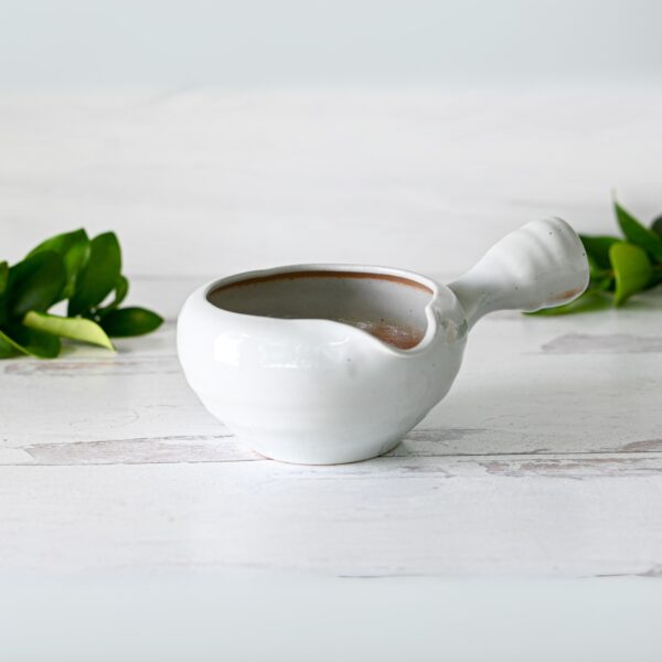 Gray_Spouted_Matcha_Bowl_with_Textured_Handle_Set_6 Gray Spouted Matcha Bowl with Textured Handle Set