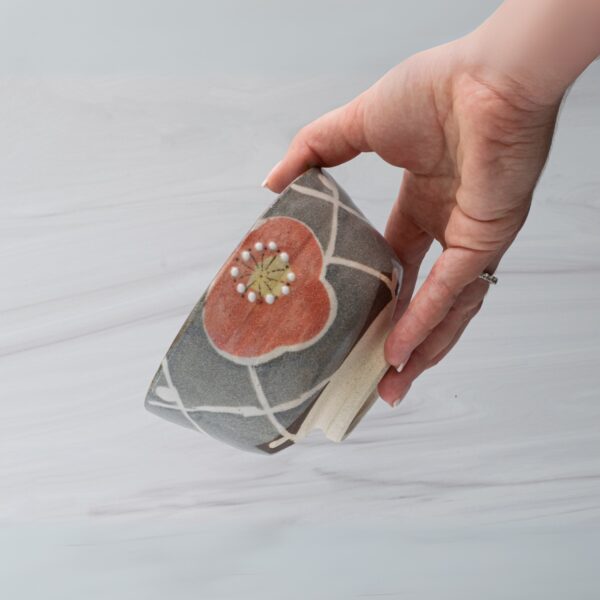 Grey_with_Flowers_Matcha_Bowl_2 Grey with Flowers Matcha Bowl