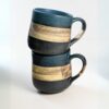 Handcrafted Mino Ware Ceramic Mug from Japan, 8 oz (240 ml)