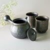 Japanese Kyusu Set - Teapot with Filters (230ml) and Two Cups