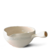 M1226 White Striped Matcha Bowl with Spout