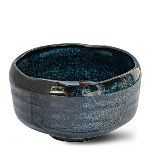 M1415 Indigo Glaze Matcha Bowl
