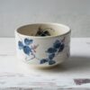 White Kudzu Flowers Matcha Bowl
