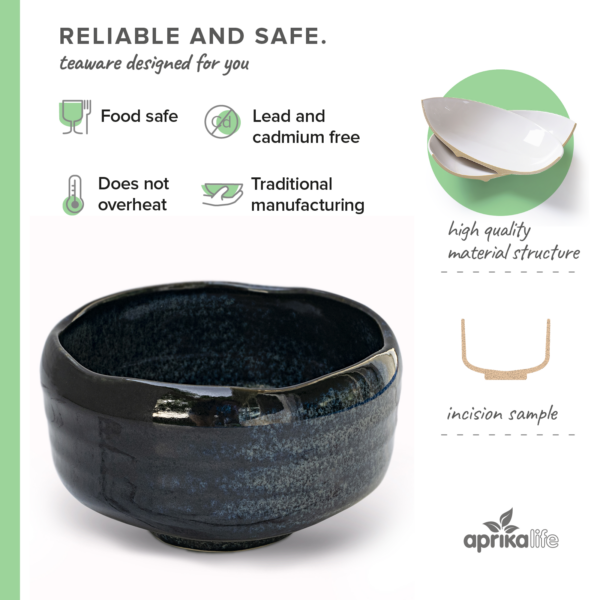 Indigo Glaze Matcha Bowl